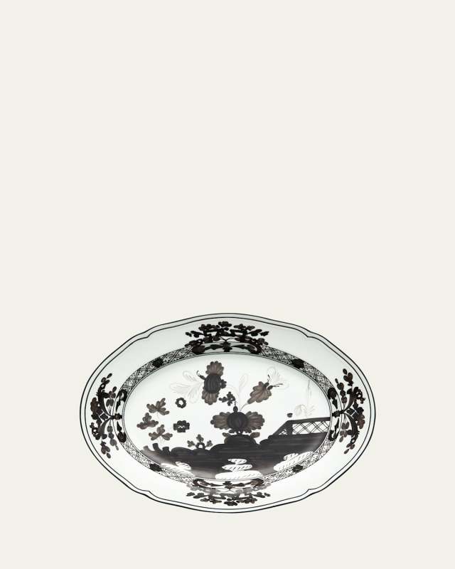 Oriente Italiano Oval Platter, Albus